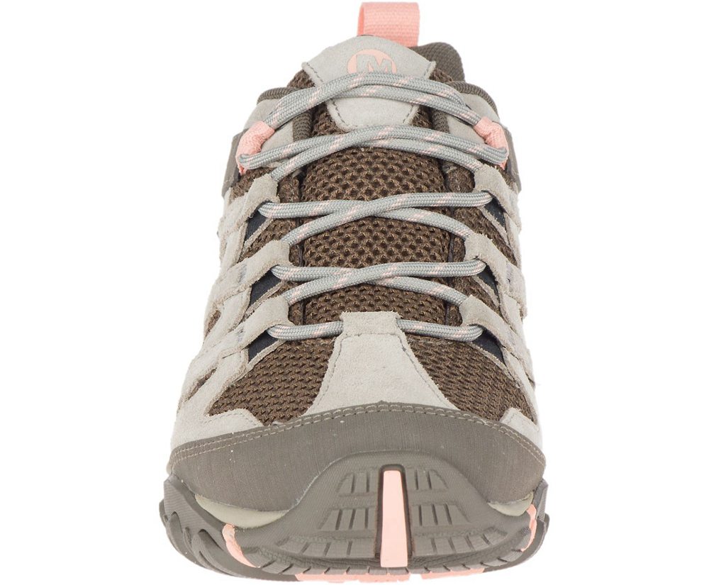 Merrell Hiking Shoes Grey - Alverstone Waterproof - Womens 80WSFHRVQ